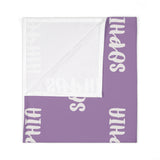 Shades of Purple | Personalized | Baby Swaddle Blanket