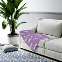 Shades of Purple | Personalized | Baby Swaddle Blanket