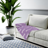 Shades of Purple | Personalized | Baby Swaddle Blanket