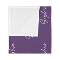 Shades of Purple | Personalized | Baby Swaddle Blanket