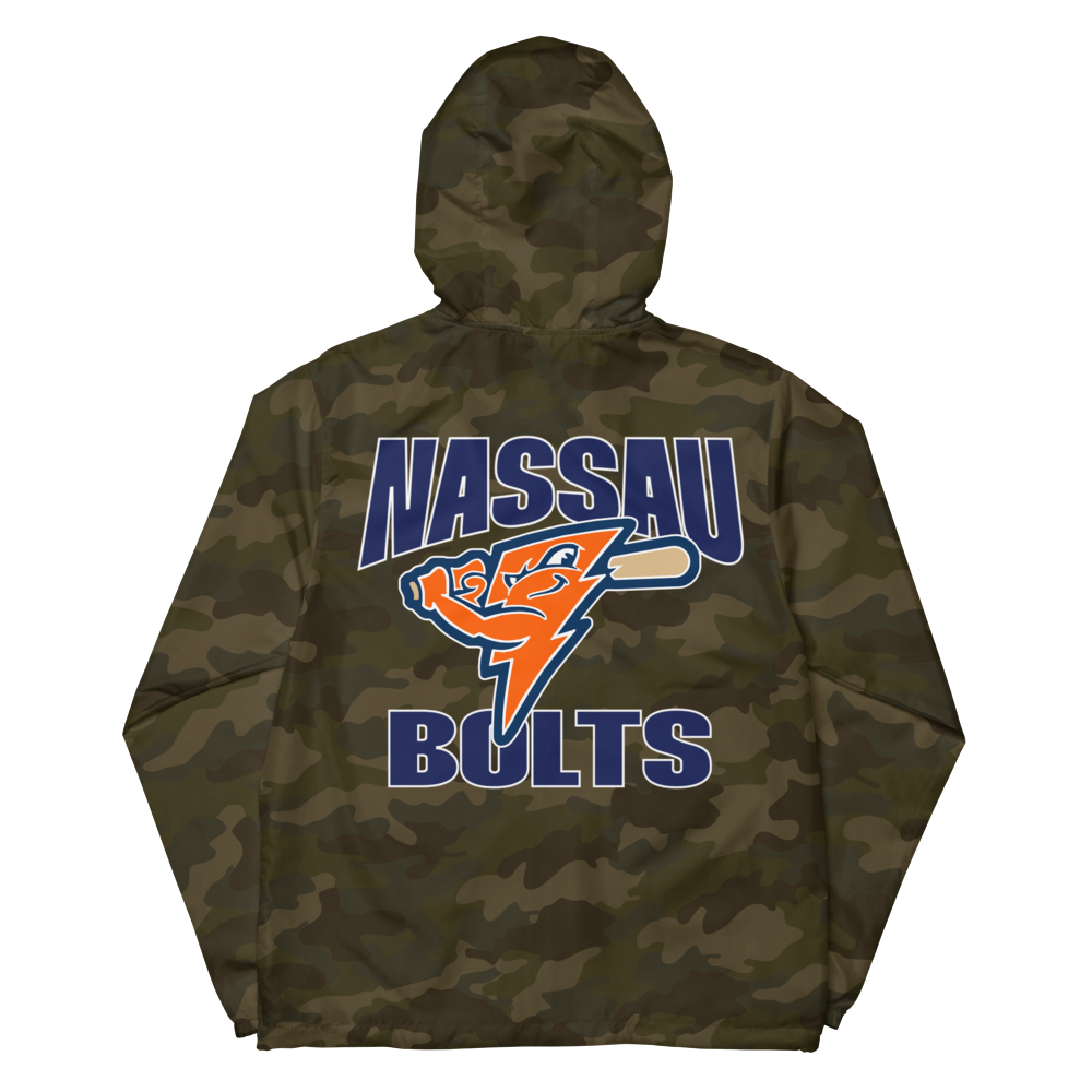 Bolts Adult Unisex lightweight zip up windbreaker