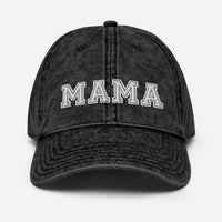 Mama University | Embroidered Vintage Cotton Cap