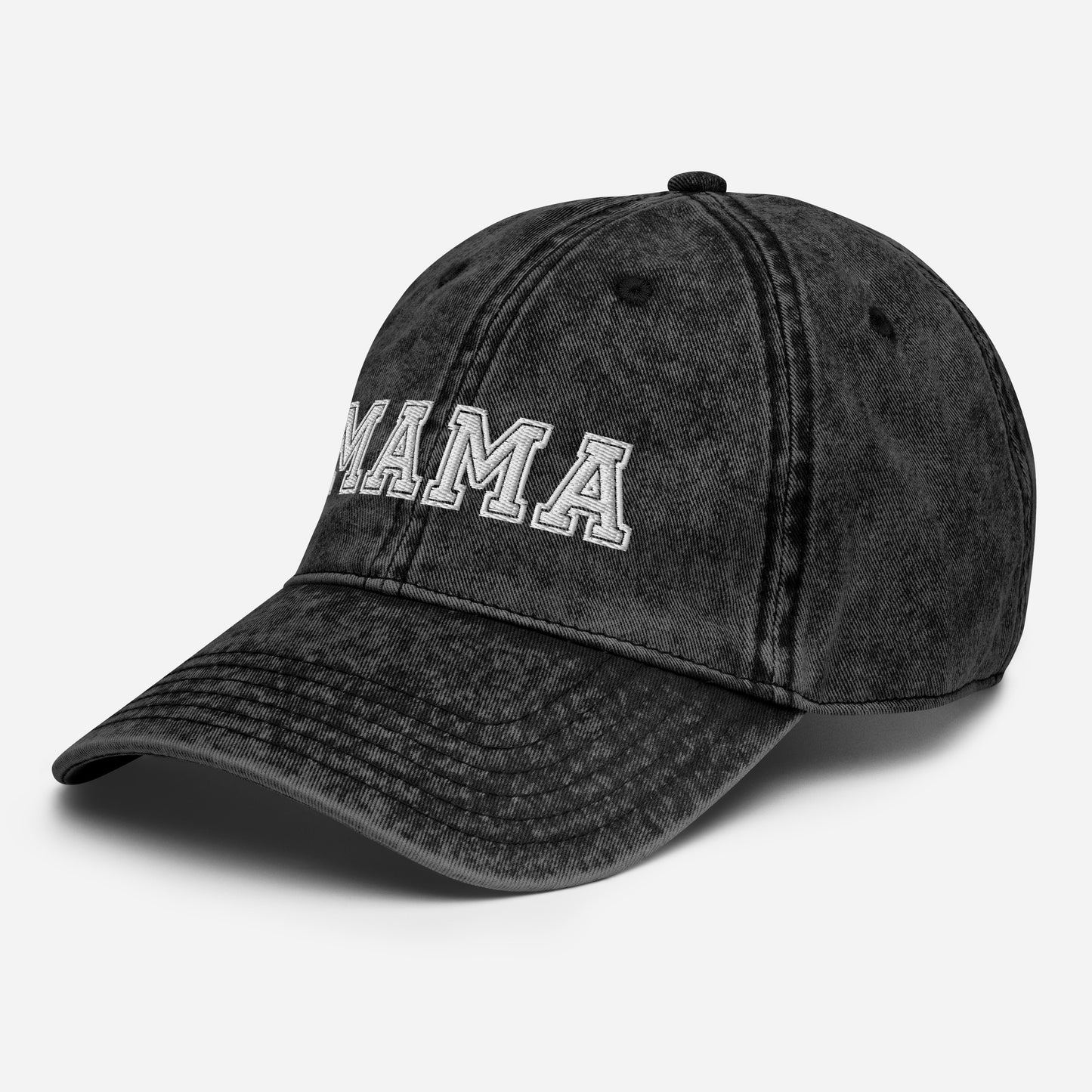 Mama University | Embroidered Vintage Cotton Cap