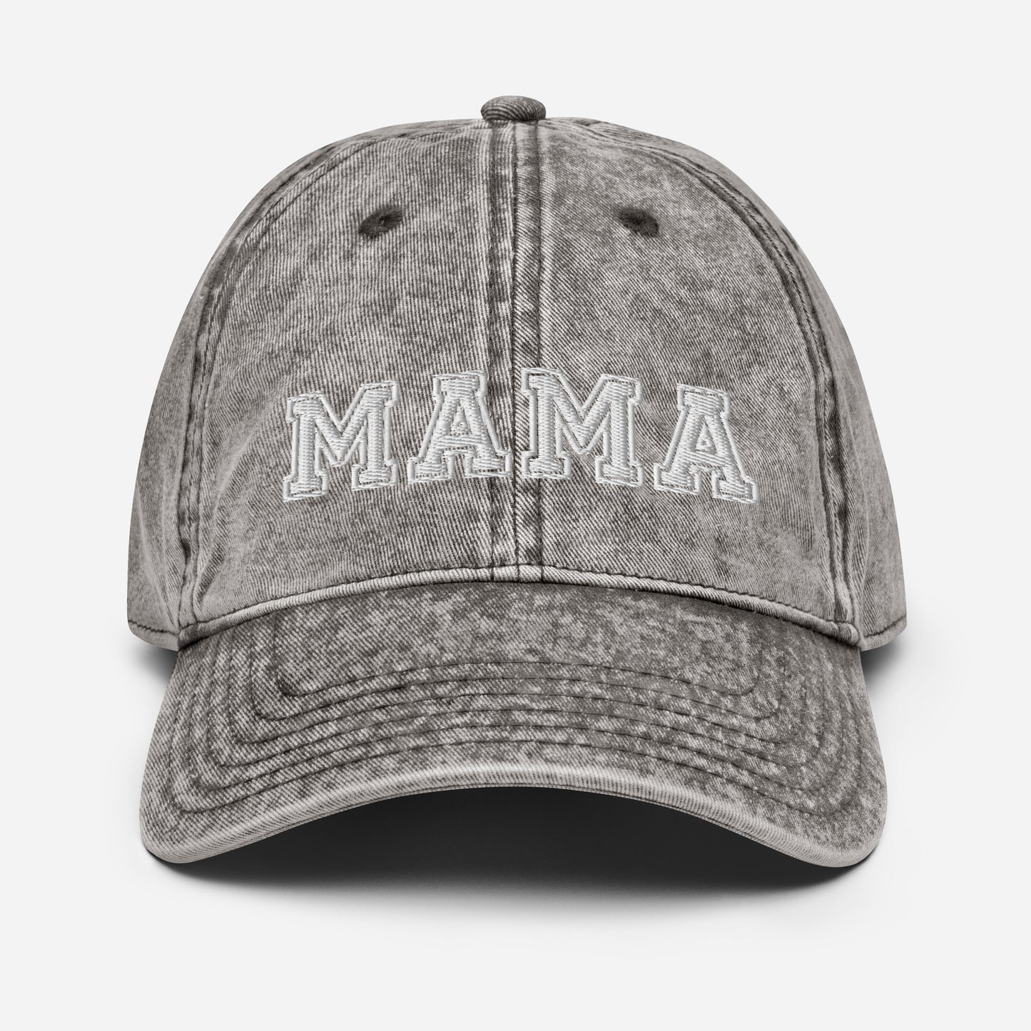 Mama University | Embroidered Vintage Cotton Cap