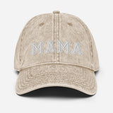 Mama University | Embroidered Vintage Cotton Cap