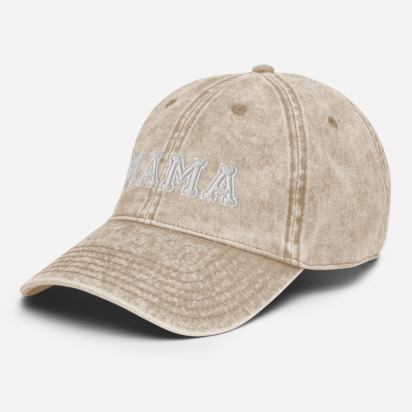 Mama University | Embroidered Vintage Cotton Cap