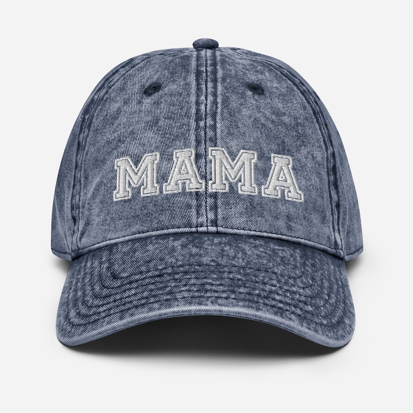 Mama University | Embroidered Vintage Cotton Cap