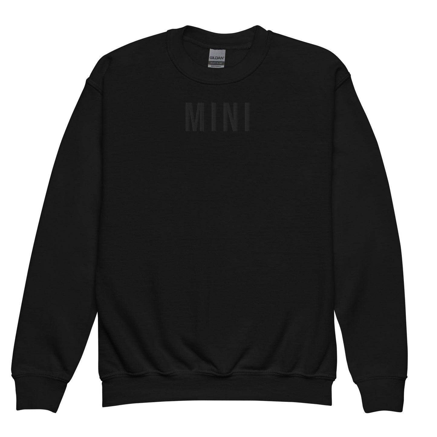 Modern Mini Embroidered Tonal Crewneck