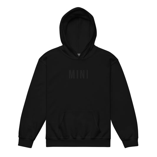 Modern Mini Embroidered Tonal Hoodie