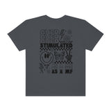 Overstimulated as a MF | Unisex Garment-Dyed T-shirt