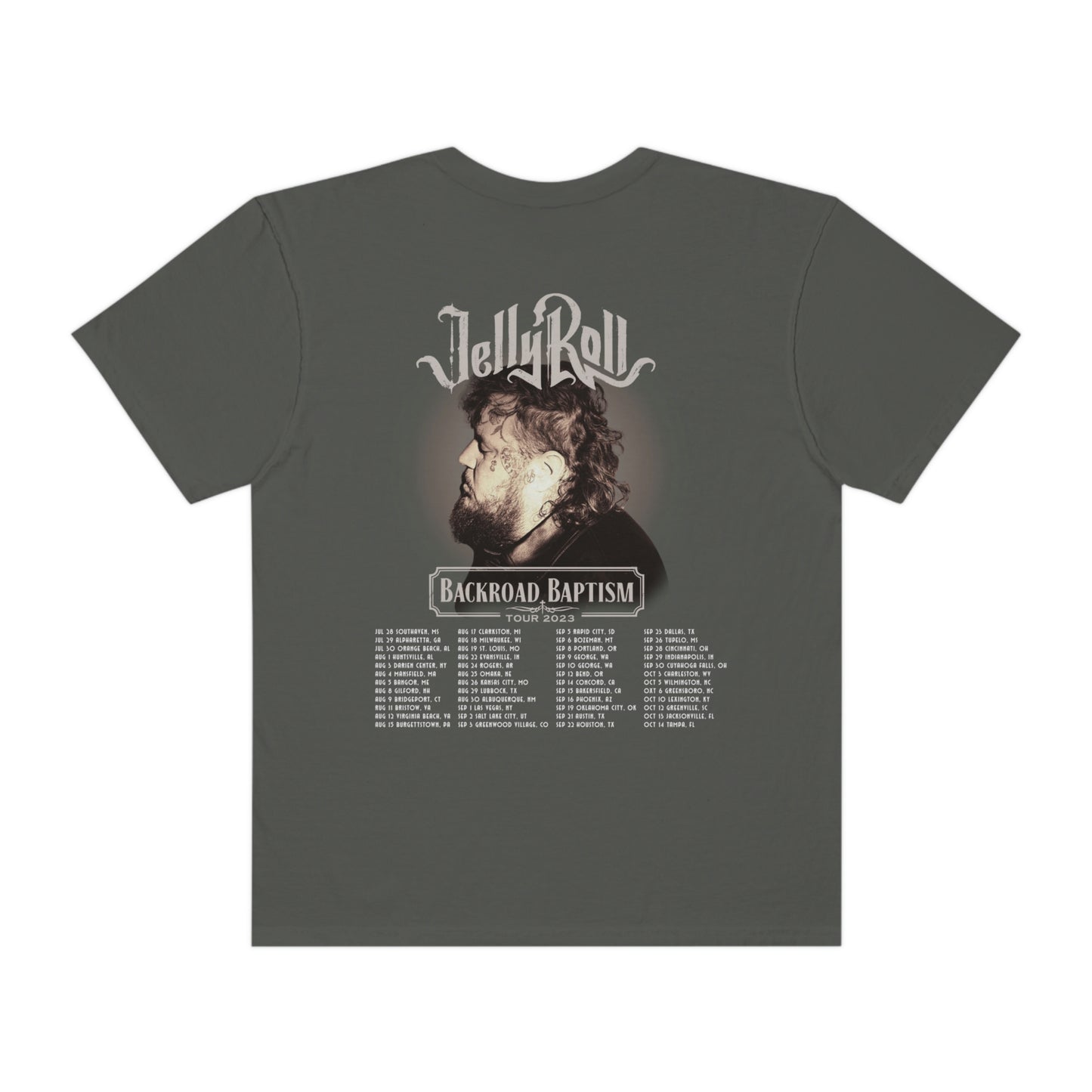 Jelly Roll Tour Tee | Unisex Garment-Dyed T-shirt