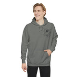 Overstimulated as a MF | Unisex Garment-Dyed Hoodie